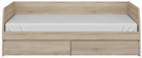 Pat de o persoană 90 cm Noella (Stejar sonoma) (cu somieră). 1053146