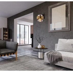 Lampă de perete SPIEGA 1xE27/60W/230V auriu/negru