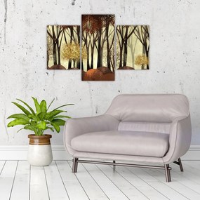 Tablou - Pădure decorativă (90x60 cm)