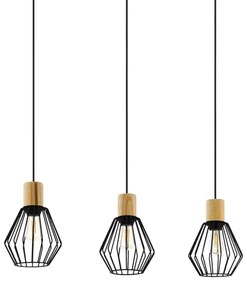 Lustră pe cablu Eglo 44094 PALMORLA 3xE27/60W/230V