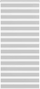 vidaXL Jaluzea tip zebra gri deschis lățime țesătură 90,9 cm poliester