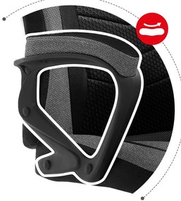 Fotoliu gaming Fusion 2.5 (negru + gri). 1087464