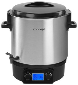 Aparat de conservare și fierbere Concept ZH0040 27 l 2000W/230V oțel inoxidabil/negru