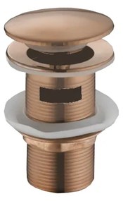 Mexen dop click-clack rotund cu preaplin, Roz-auriu - 79920-60