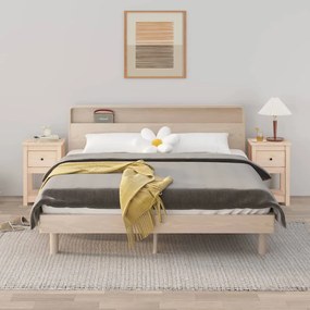 vidaXL Noptiere, 2 buc., 40x35x61,5 cm, lemn masiv de pin