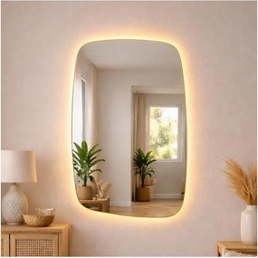 Baltica Design - Oglindă LED cu iluminare integrată STONE CALM LED/15W/230V 2700K 90x60 cm IP65