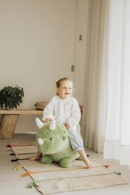 Jucarie gonflabila premium Wild  Soft Soft Bouncy Dino ,   jucarie activa pentru interior, pompa inclusa