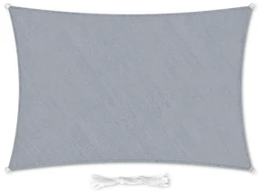 Parasolar cu unghiuri drepte, 2 x 4 m, cu inele de fixare, poliester, respirabil