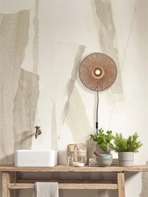 Aplica de perete eco din bambus Kalimantan XS 30cm, natur