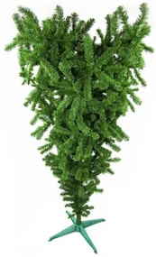 Brad artificial de Craciun Babbo Natale 180cm verde invers Nu