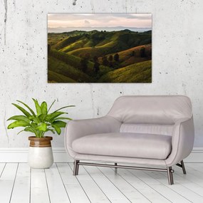 Tablou - Priveliște spre dealurile din Thailanda (90x60 cm)