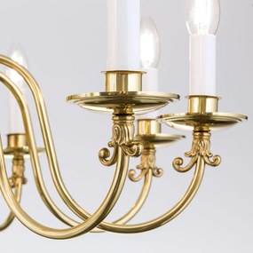 Candelabru 10 brate design clasic FLAMISCH, alama lucioasa