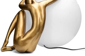 Lampa de podea decorativa cu design original Woman 50 auriu