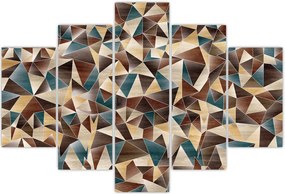 Tablou - Triunghiuri (150x105 cm)