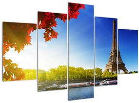 Tablou - toamna la Paris (150x105 cm)