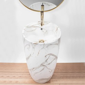 Lavoar freestanding Ceramic Anya Lava mat