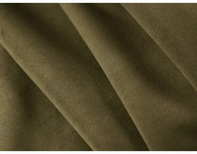 Canapea verde cu tapițerie din catifea 140 cm Abby – Micadoni