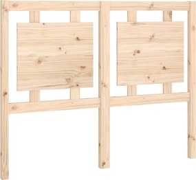 vidaXL Tăblie de pat, 125,5x4x100 cm, lemn masiv de pin