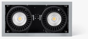 Spot LED incastrabil COLIN-2 Grey recessed 48-72W 2700K 20°