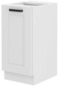 Dulap inferior de bucătărie Lucid 40 D 1F BB (Alb + Alb). 1041034