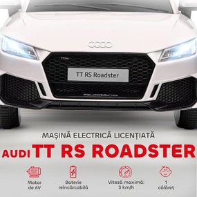 HOMCOM Masina Electrica pentru Copii AUDI TT, Auto Electrica