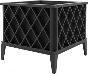 Ghiveci, Suport flori pentru exterior Ocean Club, negru 113647 HZ