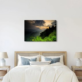 Tablou - peisaj montan verde (90x60 cm)
