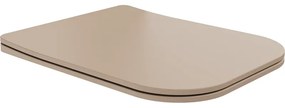 Mexen Teo scaun cu închidere lentă slim, duroplast, cappuccino mat - 39840064