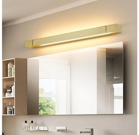 Brilagi-LED Lampă pentru oglindă de baie AQUA LINE LED/18W/230V 60 cm IP44 aurie