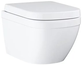 Set vas wc suspendat Grohe Euro Ceramic Triple Vortex rimless si capac softclose