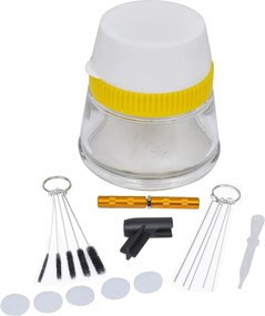vidaXL Set curățare aerograf 3 în 1