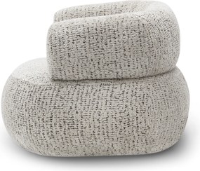 Fotoliu relax Noola rotativ - stofă bej Rimba 03