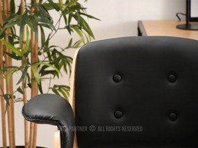 Fotoliu Duckie (stejar negru + negru). 1110498