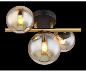 Lustră LED aplicată RIHA 3xG9/3W/230V alamă Globo 56135-3W