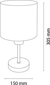Brilagi - Lampă de masă BOBO WOOD 1xE27/25W/230V stejar/negru/alb/verde/junglă