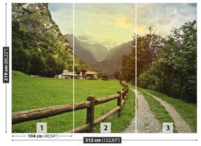 Fototapet Alpii elvețieni