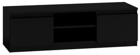 Baltrum RTV120, comoda tv stil minimalist lățime 120 cm - negru