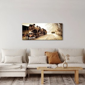 Tablou - Locomotiva istorică (120x50 cm)