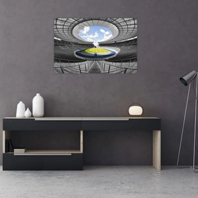 Tablou - stadionul de fodbal (90x60 cm)