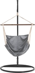 Scaun balansoar suspendabil, alb/gri, LINDO NEW