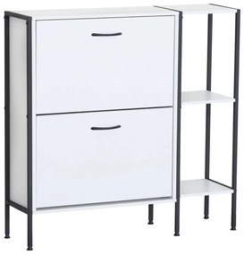 Botník SOVIO, 2 etaje, alb