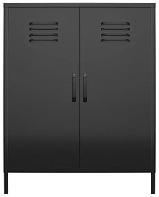 Dulap negru din metal 40x102x80 cm Mission District – Støraa