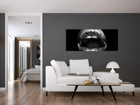 Tablou - Buze lucioase (120x50 cm)