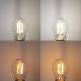 Set de 5 becuri LED inteligente E27 P45 4,5W 470 lm 1800-4000K