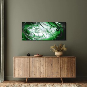 Tabloul abstract verde (120x50 cm)