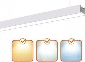 Corp de iluminat LED pentru tavan – montaj aplicat sau suspendat KOLINE LED/40W/230V 3000/4000/6500K 120 cm alb