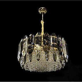 Candelabru Cristal, Elisa, 50cm Gold