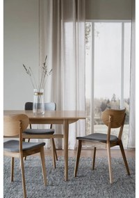 Scaune de dining gri 2 buc. Kato - Rowico