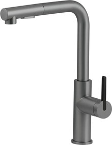 MOMI Baterie Bucătărie cu Pipă Extractibilă – Titan (BKM_D73M)