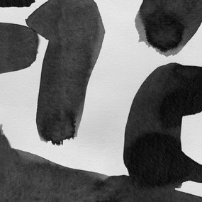 Fototapet, Wiggle Shapes, Graphite, Rebel Walls